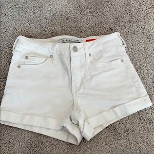 Women’s White Denim Shorts Size 0